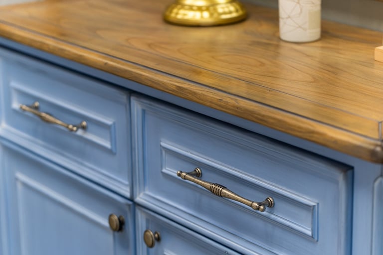 Custom wardrobe with elegant drawer design